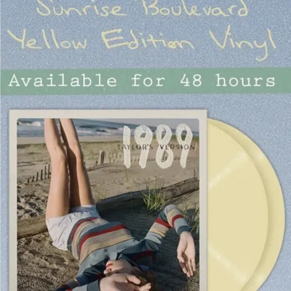 【新品】1989 (Taylor's Version) 限定版LP イエロー Amazon.com: 1989 (Taylor's Version) (Limited Edition Sunrise